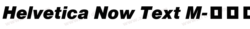 Helvetica Now Text M字体转换